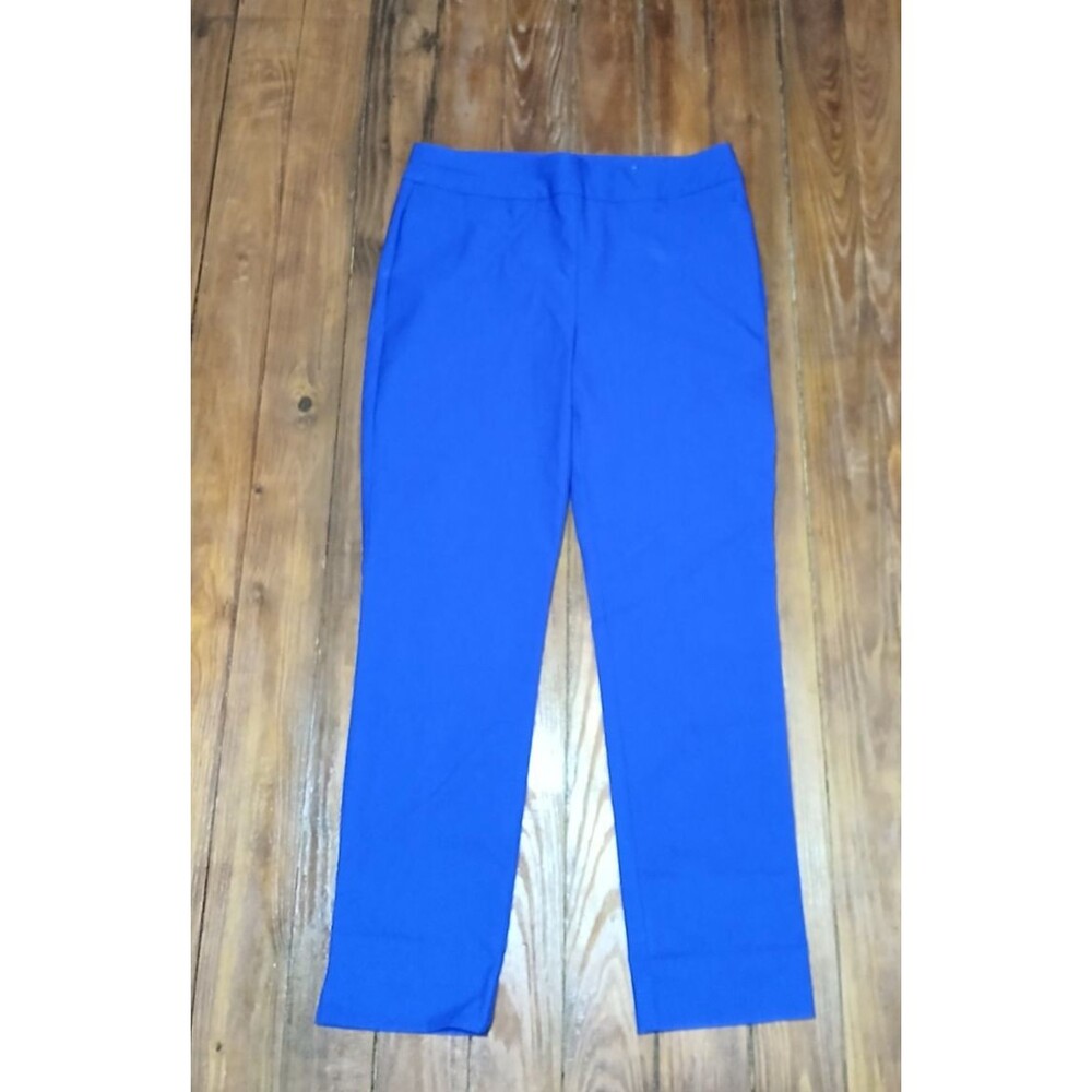 Chicos Dress pants Blue  Straight Leg 4R - Picture 3 of 7